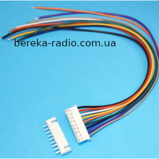 JST XH2.54-8FM 8 pin, 2.54mm (штекер + гніздо з проводом 28AWG 20см)