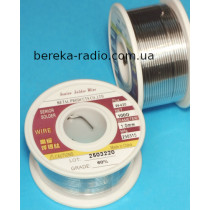 Припій 1.0mm 100g , Sn60/Pb40, флюс 2%, виробник YF