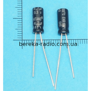 4.7 mF 63V EHR /5*11/ 105* Hitano