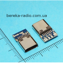 Плата перехідник гніздо TYPE-C на 4 контакти