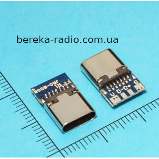 Плата перехідник гніздо TYPE-C на 4 контакти