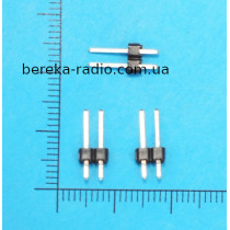 PLS-2 штирки однорядні, h=10mm, крок 2.54mm