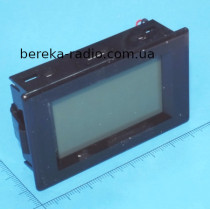 Вольтметр в корпусі AC 220V D85-20 з LCD інд. синя підсвітка, 70x40x26mm