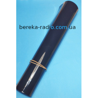 Термотрубка для ак. 260mmx1m чорна