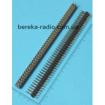 PLD-80 штирки двохрядні 2х40, крок 2.54mm