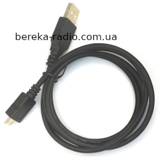 Шнур шт. USB A - шт.micro USB, 1m, чорний
