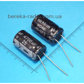 4700 mF 25V WD(M) /16x35/ 105* Nichicon