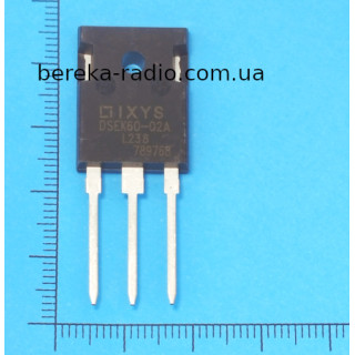DSEK60-02A /TO-247 (2x34A, 200V, 35nS, Uf~0.85V)