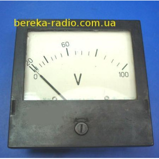 Головка вольтметра 0-100V 856708 (демонтаж)