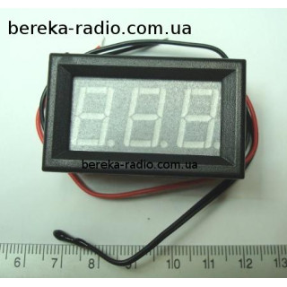 Термометр в корпусі 0.56`` синій, -55...+110*C, 5-12VDC, 3-х цифр. інд., датчик на пороводі 1м