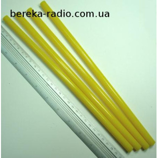 Клей пластиковий 11x270 mm жовтий Prowest (1 шт)