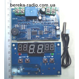 Терморегулятор цифровий DC12V XH-W1401, -9...+99*C, 10A, 3 індикатори, 4 кнопки (HW-559)