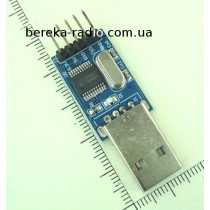 Перетворювач USB-TTL на CH340, USB, Ucc=3.3-5V, джампрер для встановлення рівня