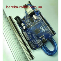 Arduino UNO R3-MEGA328P DCCduino з USBA-USBB кабелем 0.3m