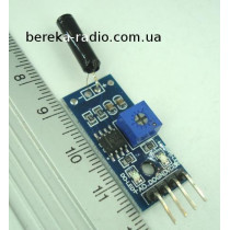 Датчик вібрації для Arduino SW-18010P, Ucc=3.3-5V, нормально розімкнутий датчик
