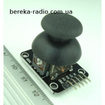 Джойстик для Arduino Joystick Shield, Ucc=3.3-5V, двохосьовий резистивний з кнопками