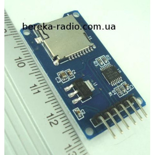 Інтерфейс управління карткою microSD для Arduino на LVC125A, Ucc=5V, SPI, рівні 3.3-5V
