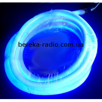 Світлодіодний неон круглий синій, 2835/120, 220V, IP68, D15, SERIES RN/PRO