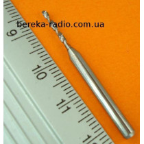 Сверло твердосплавне d=1.4mm Union Tool (хв. 3.175, роб. частина 10mm)