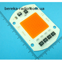 Світлодіод 50W/220V, LED Full Spectrum Chip, 380-840 nm, 120*, 60x40mm, тип B