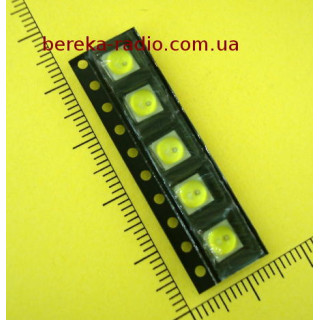 Світлодіод SMD 5050 ультрафіолетовий, 1W, 6.8-7.2V/100-150mA, тип А, 365-395nm