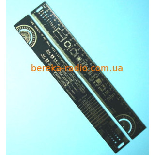 Лінійка радіоконструктора PCB Ruler 25 см