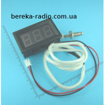 Термометр в корпусі 0.56`` зелений, -30 +800*C, 12VDC, XH-B310