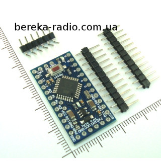 Arduino Pro mini ATmega328, 8MGz, 3.3VDC (blue PCB)