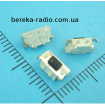 Тактова кнопка бокова SMD 2pin 6x3x3.5mm, шток 1.0mm /China (G71Y)