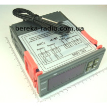 Терморегулятор цифровий DC12V STC-1000, -50...+110*C, інд. 0.56`` червоний, датчик NTC на проводі 1м
