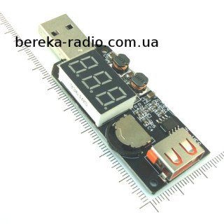 USB регулятор обертів вентилятора ZK-UFS без корпусу, Uin=4-12V, Uout=2.5-8V, 5W, 72x25x9mm