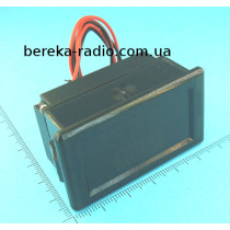 Індикатор заряду акумулятора 12-60V вологозахисний з 8-ми сегм. LED інд. і 3-х розр. вольтметром 12-
