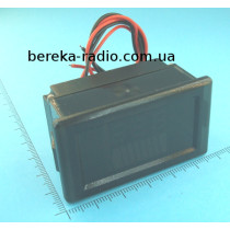 Вольтметр-індикатор заряду акумулятора 12-60V вологозахисний з 8-ми сегм. LED інд. і 3-х розр. вольт