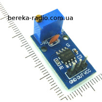 Генератор імпульсів на NE555 Ucc=5-15V, 1Гц-100кГц, один потенціометр