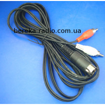 Шнур шт.DIN 5pin - 2 шт.RCA, 3m