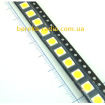 Світлодіод SMD 5050 жовтий, економ, 3-х крист, 1200 mcd, 590 nm, 120*, SB-SMD-5050yellow