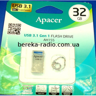USB Flash 32GB Apacer AH155, USB 3.0, blue