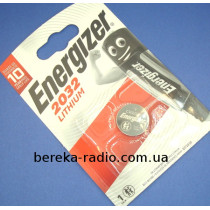 Батарея CR2032 Energizer Lithium Cell, 3V, блістер