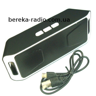 Bluetooth колонка 308 (3W, microCD, USB) біла