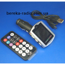 FM модулятор TX04 1.6``, 2 Gb (SD, MP3/MP4-video, вертикальний дисплей, пульт)