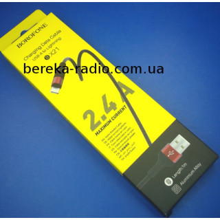 Шнур Borofone BX21 шт. Lightning - шт. USB 2.0 AF, 1m, червоний, коробка