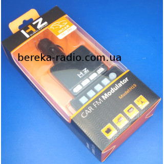 FM модулятор HZ H19 (USB, microSD, Bluetooth, дисплей, пульт, aux вихід)