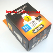 Лампа LED VIDEX MR16 7W/75W, 4100K, 220V, GU5.3