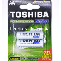 Акумулятор 1.2V, 2600mAh, AA/HR06, NI-MH, Toshiba (1 шт)