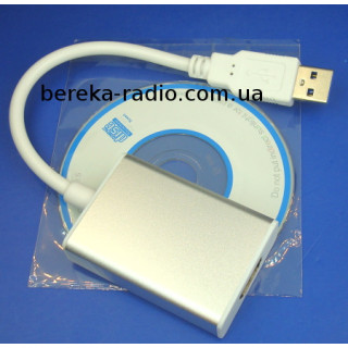 Конвертор USB 3.0 в HDMI (шт. USB A - гн. HDMI)