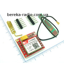 Радіомодуль GSM/GPRS на SIM800L з антеною та проводом HW-748 для Arduino
