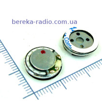 Динамік круглий металевий 13x3mm для навушників та гарнітур