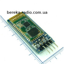 Модуль Bluetooth HC-06 New, приймач-передавач з антеною, RS232, розмір плати 37x17 мм, 4 виводи