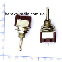 Тумблер MTS-123 (ON)-OFF-(ON), 3pin, 3A/250VAC