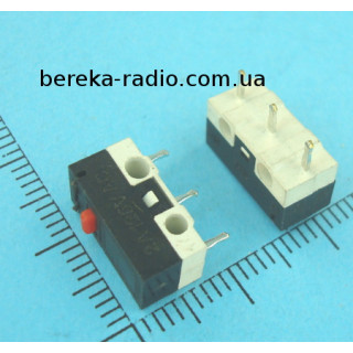Мікровимикач 13x6.5mm, 3 pin, 0.05A, 30VDC, H-7.3 (для комп. мишки)
